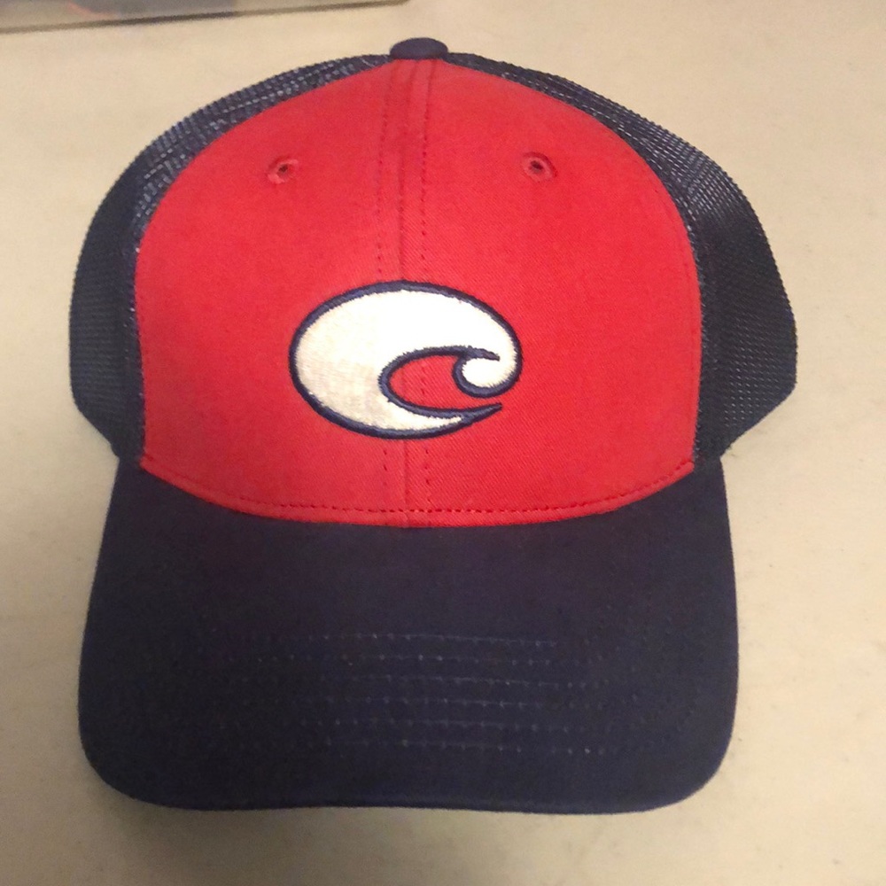 Brand new Costa Chesapeake Trucker Red hat